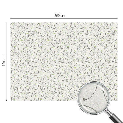 Vinilo ventana privacidad Hojas de brotes