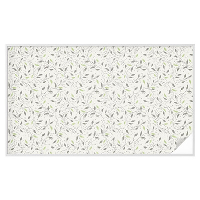 Vinilo ventana privacidad Hojas de brotes