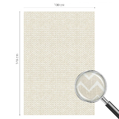 Vinilo para cristales efecto vitral Zigzag beige