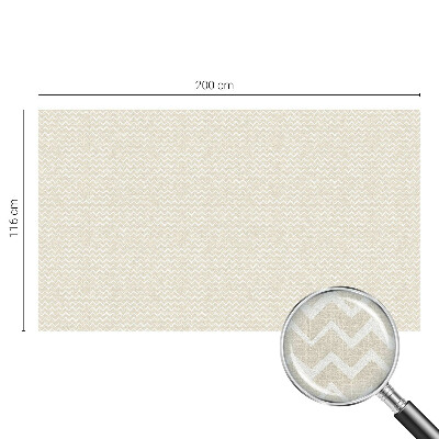 Vinilo para cristales efecto vitral Zigzag beige