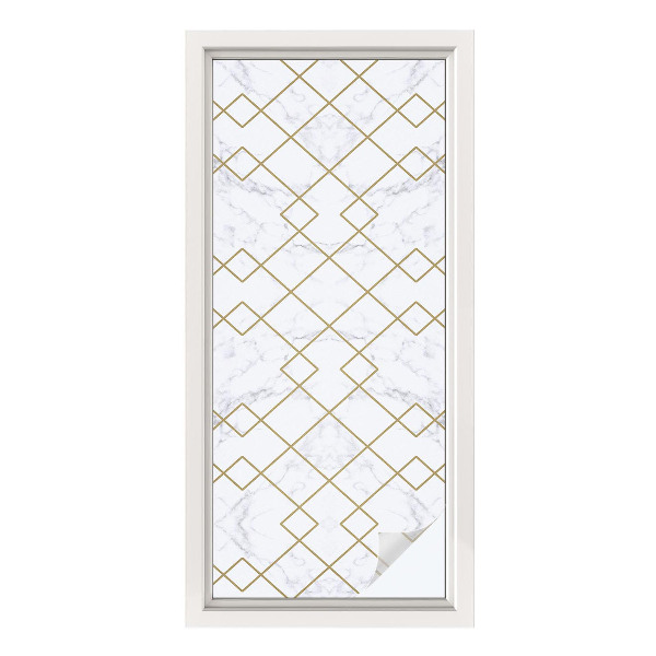 Vinilo para cristales opaco decorativo líneas geométricas