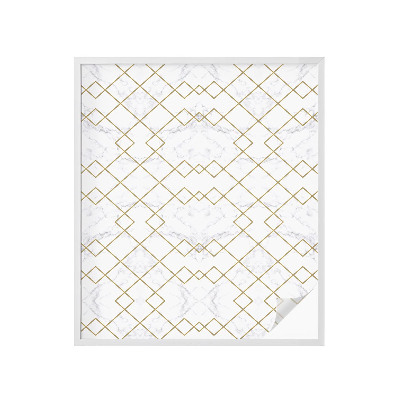 Vinilo para cristales opaco decorativo líneas geométricas