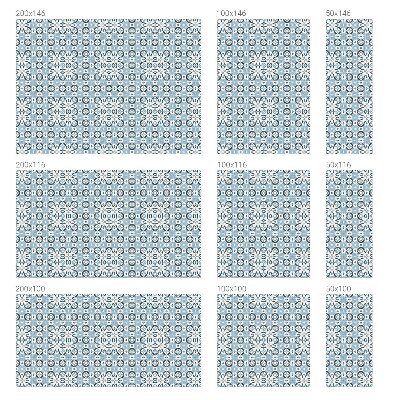 Vinilo para cristales efecto vitral Patrones geométricos