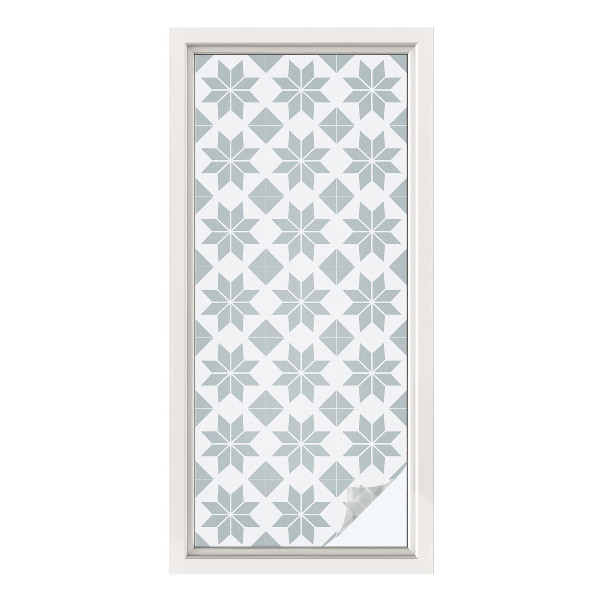 Vinilo ventana privacidad Estrellas geométricas