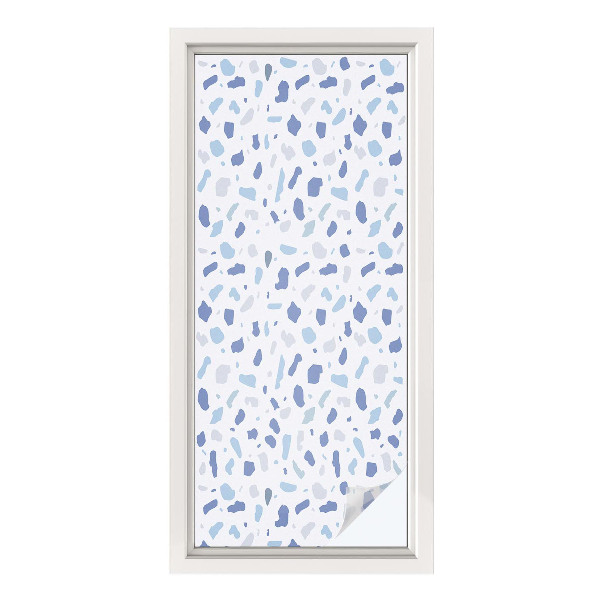 Vinilo decorativo adhesivo para cristales Patrones azules