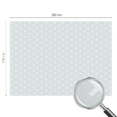 Vinilo para ventanas motivo vitral Cruces delicadas