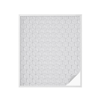 Vinilo para ventanas motivo vitral sólidos hexagonales