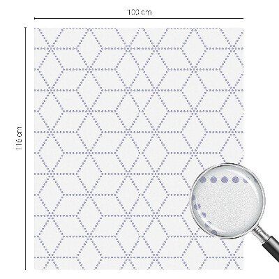 Vinilo para cristales opaco decorativo Rombos morados