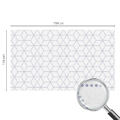 Vinilo para cristales opaco decorativo Rombos morados