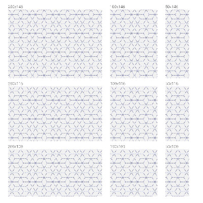 Vinilo para cristales opaco decorativo Rombos morados