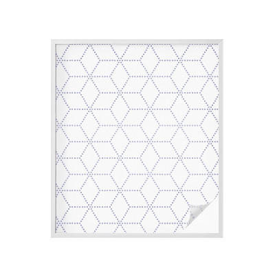 Vinilo para cristales opaco decorativo Rombos morados