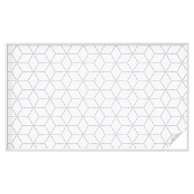 Vinilo para cristales opaco decorativo Rombos morados