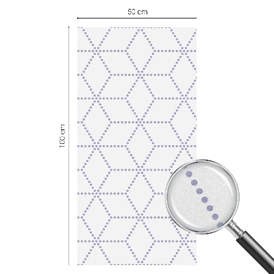 Vinilo para cristales opaco decorativo Rombos morados