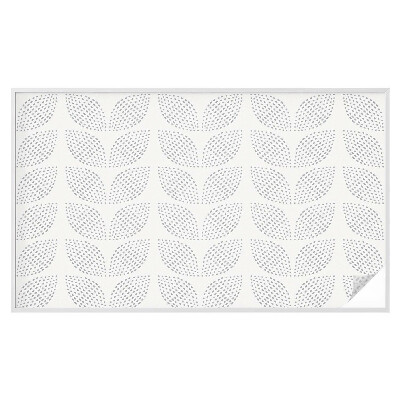 Vinilo para cristales efecto vitral Hojas punteadas