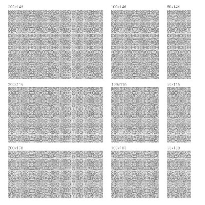 Vinilo para ventanas motivo vitral Elegancia geométrica