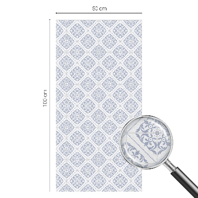 Vinilo para cristales opaco decorativo Delicadas rosetas