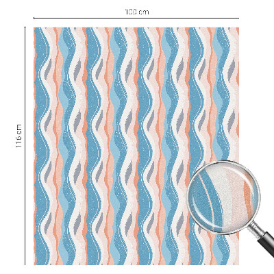 Vinilo ventana privacidad Ritmo ondulado