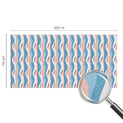 Vinilo ventana privacidad Ritmo ondulado