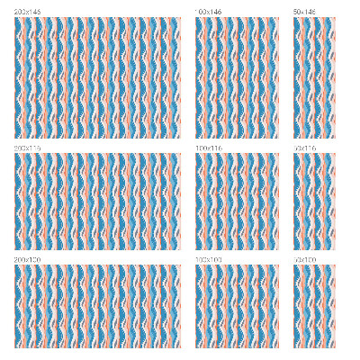 Vinilo ventana privacidad Ritmo ondulado