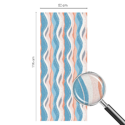 Vinilo ventana privacidad Ritmo ondulado