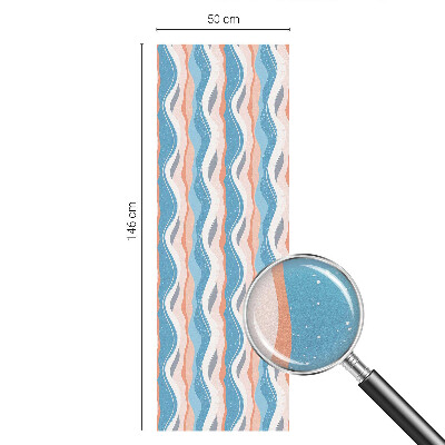 Vinilo ventana privacidad Ritmo ondulado