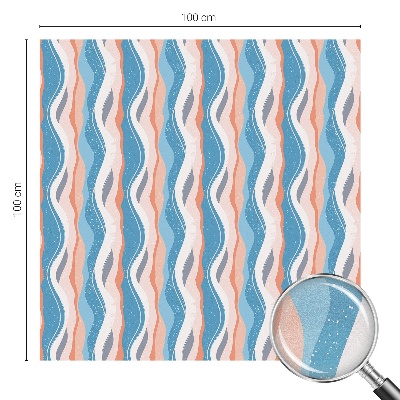 Vinilo ventana privacidad Ritmo ondulado