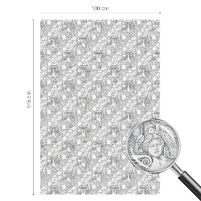 Vinilo para ventanas motivo vitral Retratos clásicos