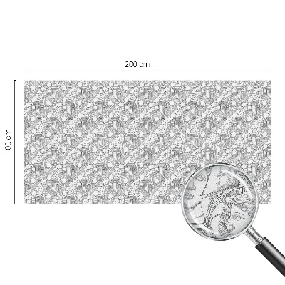 Vinilo para ventanas motivo vitral Retratos clásicos