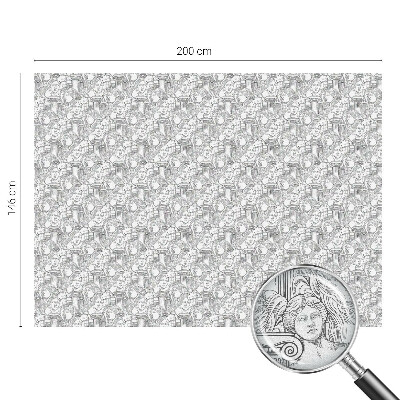 Vinilo para ventanas motivo vitral Retratos clásicos