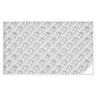 Vinilo para ventanas motivo vitral Retratos clásicos