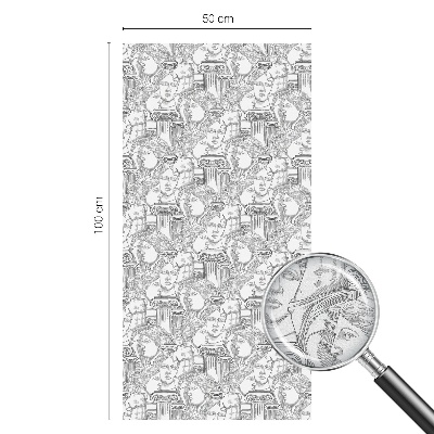 Vinilo para ventanas motivo vitral Retratos clásicos