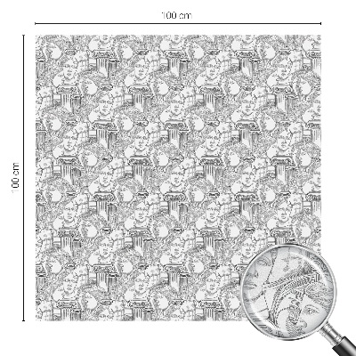 Vinilo para ventanas motivo vitral Retratos clásicos