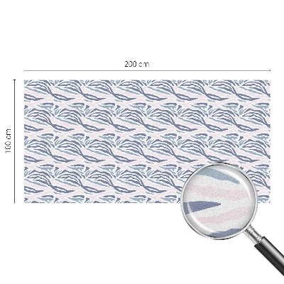 Vinilo para cristales efecto vitral Patrón de cebra