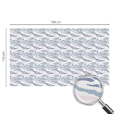 Vinilo para cristales efecto vitral Patrón de cebra