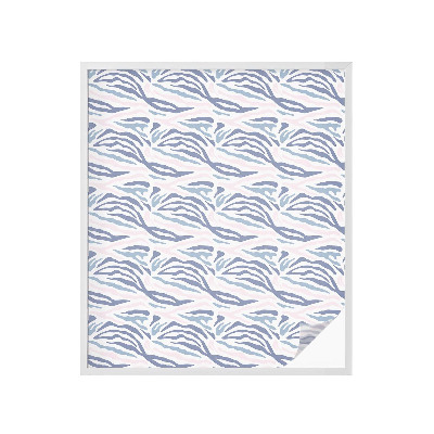 Vinilo para cristales efecto vitral Patrón de cebra