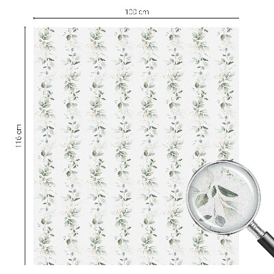 Vinilo para cristales opaco decorativo Encanto de planta