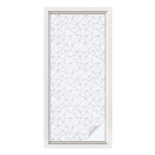 Vinilo ventana privacidad Patrones geométricos