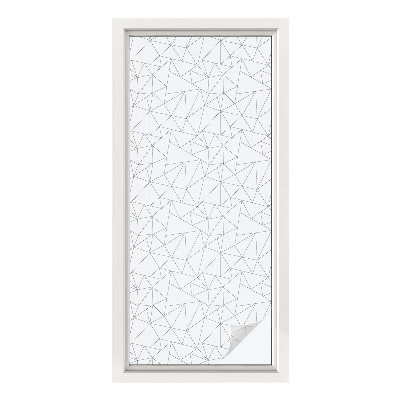 Vinilo ventana privacidad Patrones geométricos