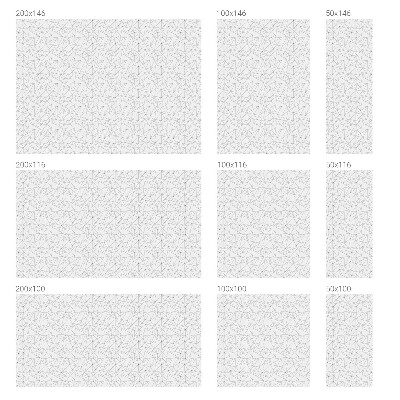 Vinilo ventana privacidad Patrones geométricos