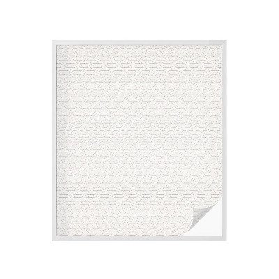 Vinilo para ventanas motivo vitral líneas onduladas