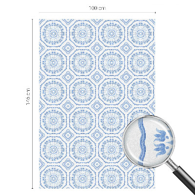 Vinilo para cristales opaco decorativo Adornos florales