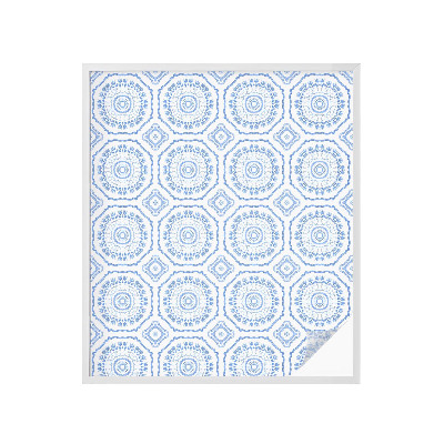 Vinilo para cristales opaco decorativo Adornos florales