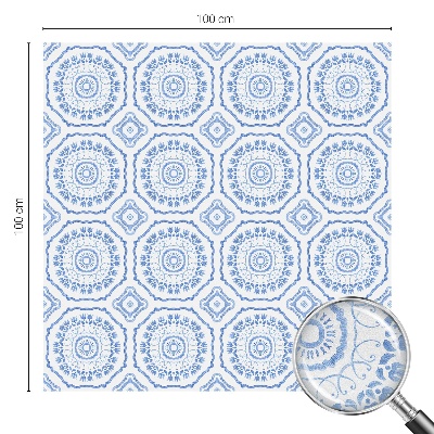 Vinilo para cristales opaco decorativo Adornos florales