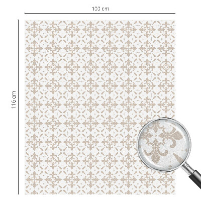 Vinilo ventana privacidad Patrones elegantes