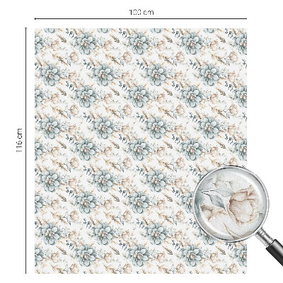 Vinilo para cristales opaco decorativo Elegancia floral