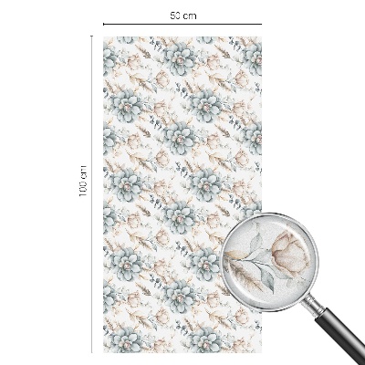 Vinilo para cristales opaco decorativo Elegancia floral