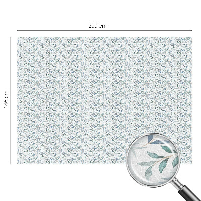 Vinilo para cristales efecto vitral Hojas idílicas