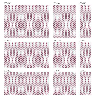 Vinilo decorativo adhesivo para cristales Formas ovaladas