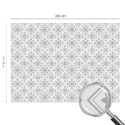 Vinilo ventana privacidad Adornos simétricos