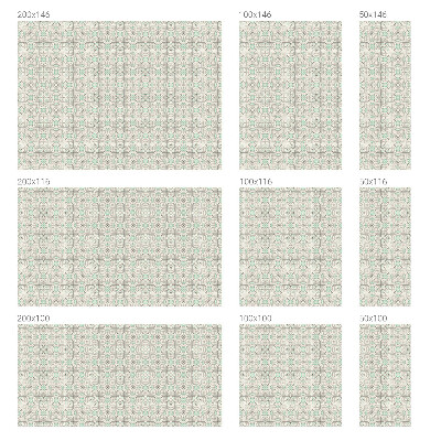 Vinilo decorativo adhesivo para cristales Azulejos florales